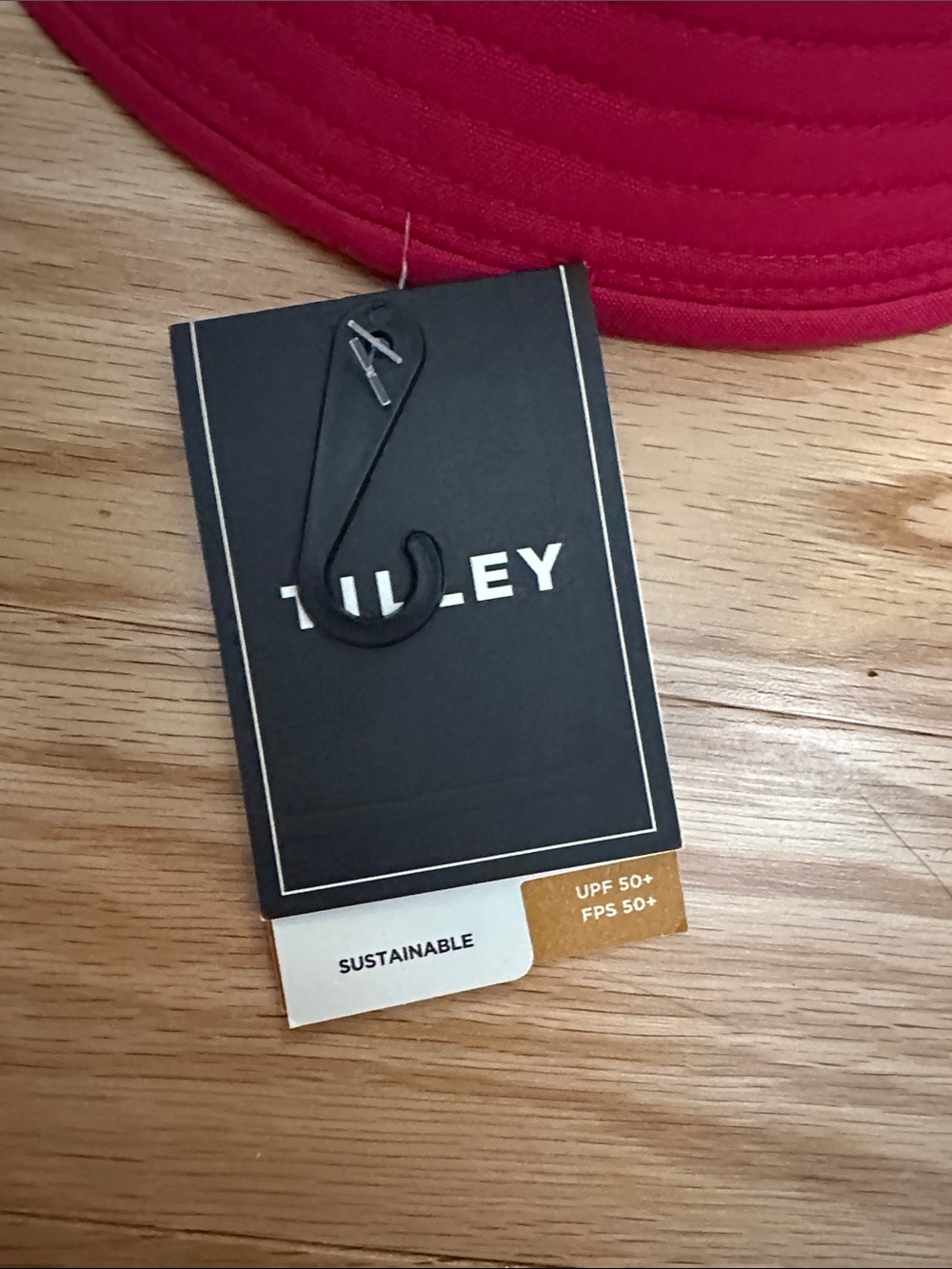 Tilley Women's Red Sun Hat - Lightweight UV Protection - Picture 3 of 4